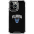Villanova University V Black iPhone 15 Pro Clear Case